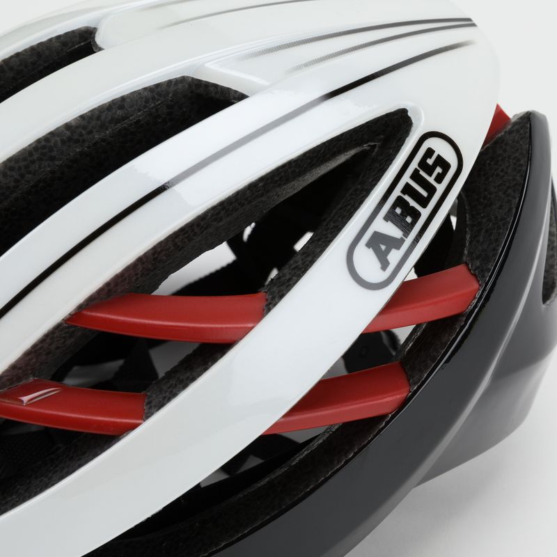 ABUS kerékpáros bukósisak Aventor blaze red 77627 7