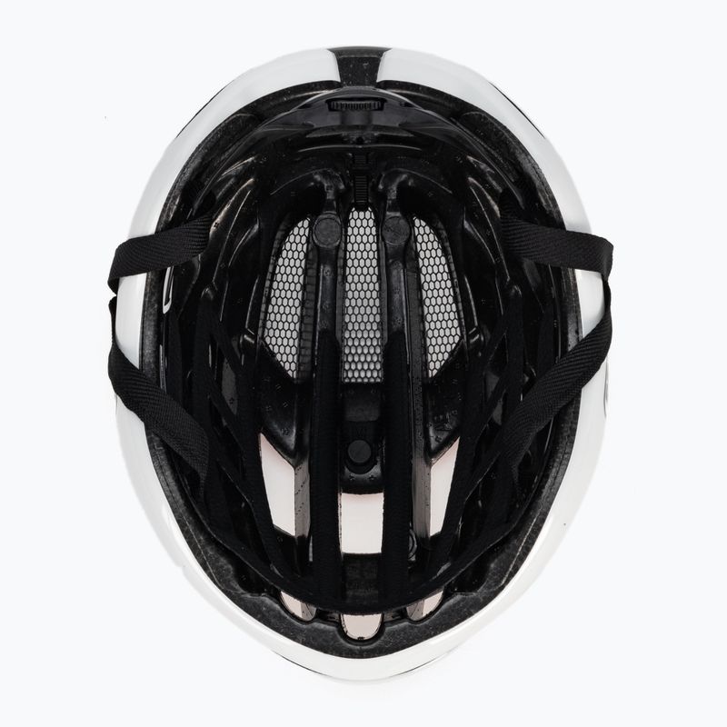 ABUS AirBreaker fehér-piros kerékpáros sisak 86836 5