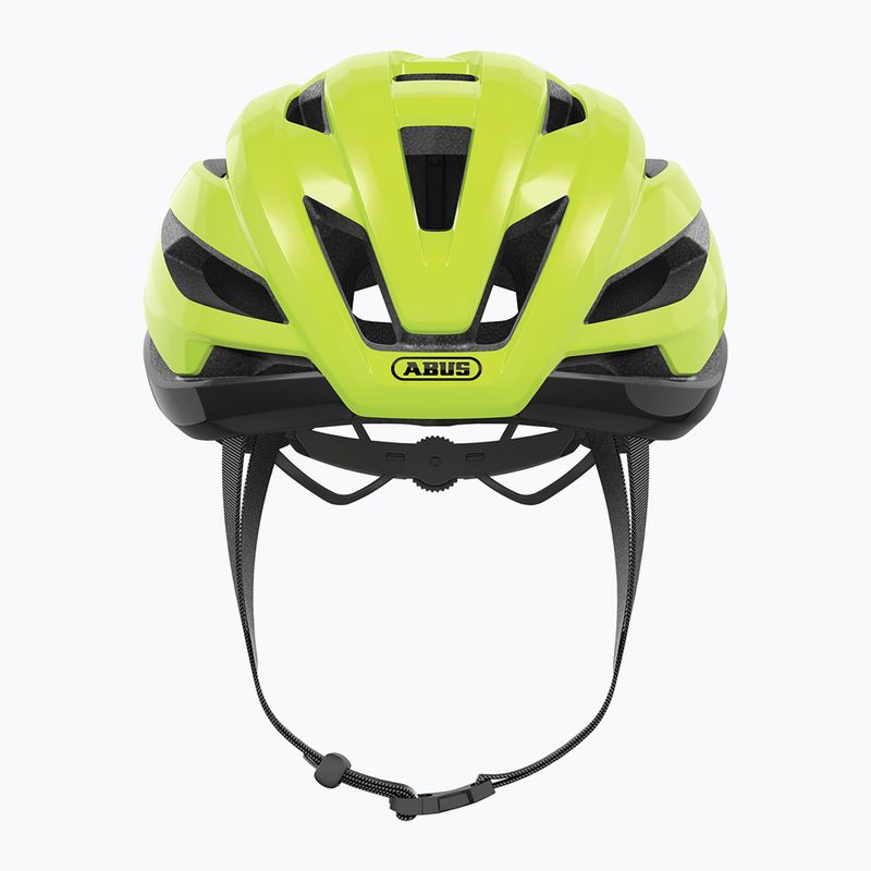 Kerékpáros sisak ABUS StormChaser neon yellow 4