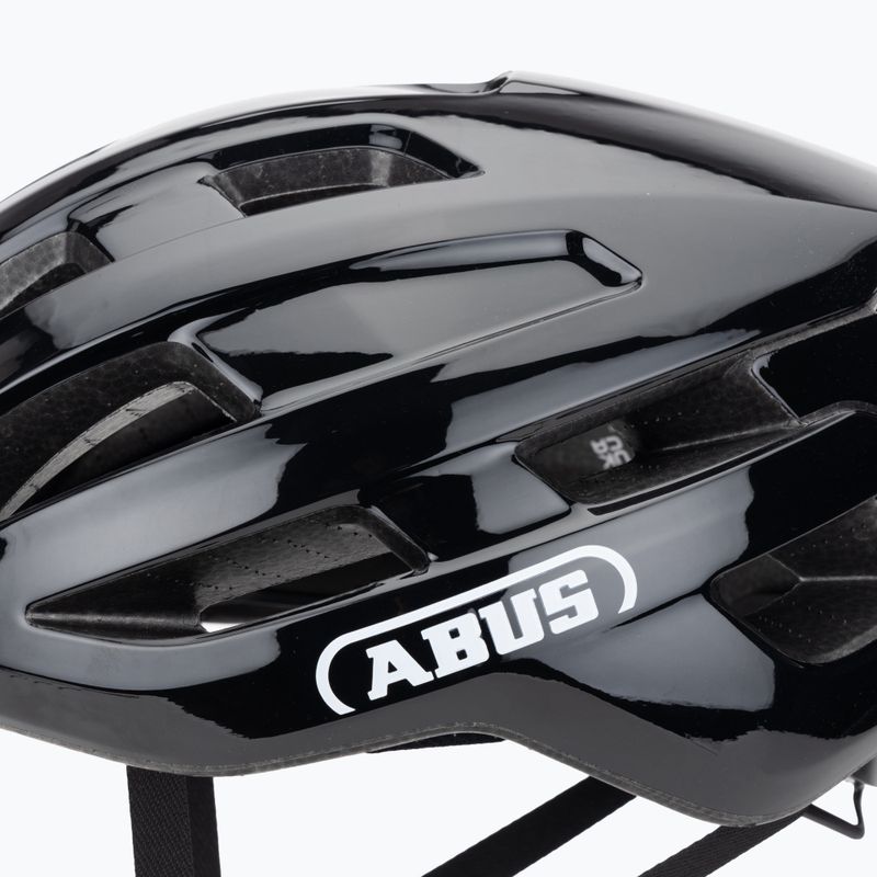 Kerékpáros sisak ABUS PowerDome shiny black 7