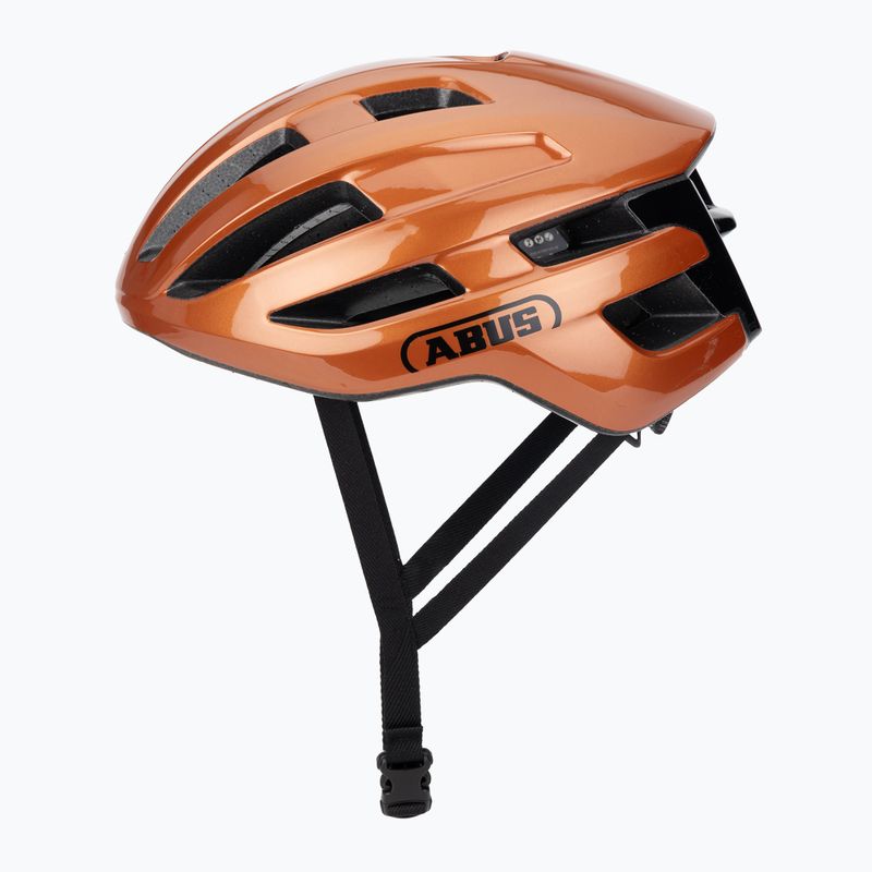 ABUS PowerDome aranyhal narancssárga kerékpáros sisak 3