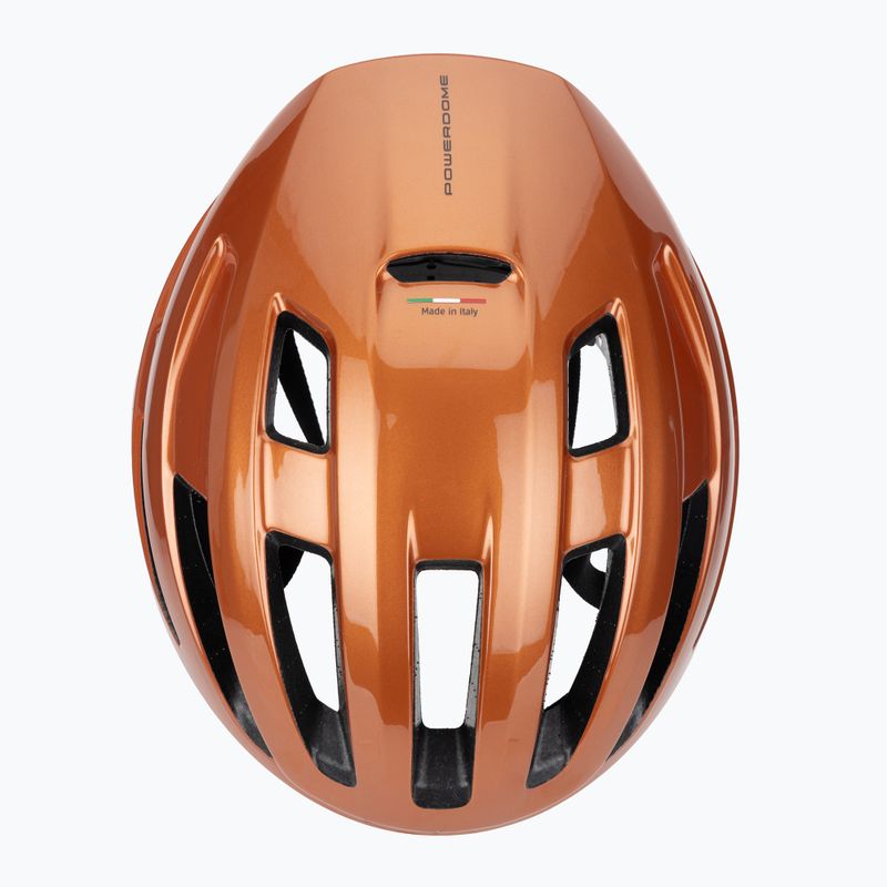 ABUS PowerDome aranyhal narancssárga kerékpáros sisak 6