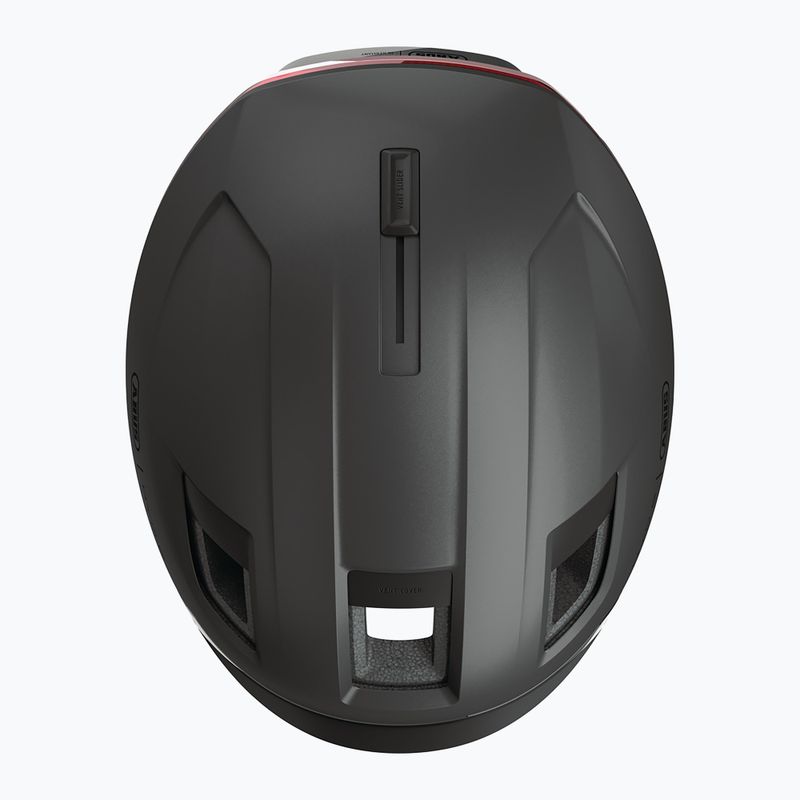 Kerékpáros sisak irányjelzőkkel ABUS Hyp-E volcano titan 7