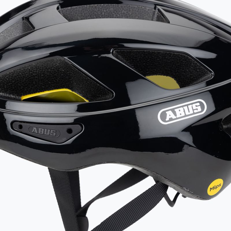 Kerékpáros sisak ABUS Macator Mips shiny black 7