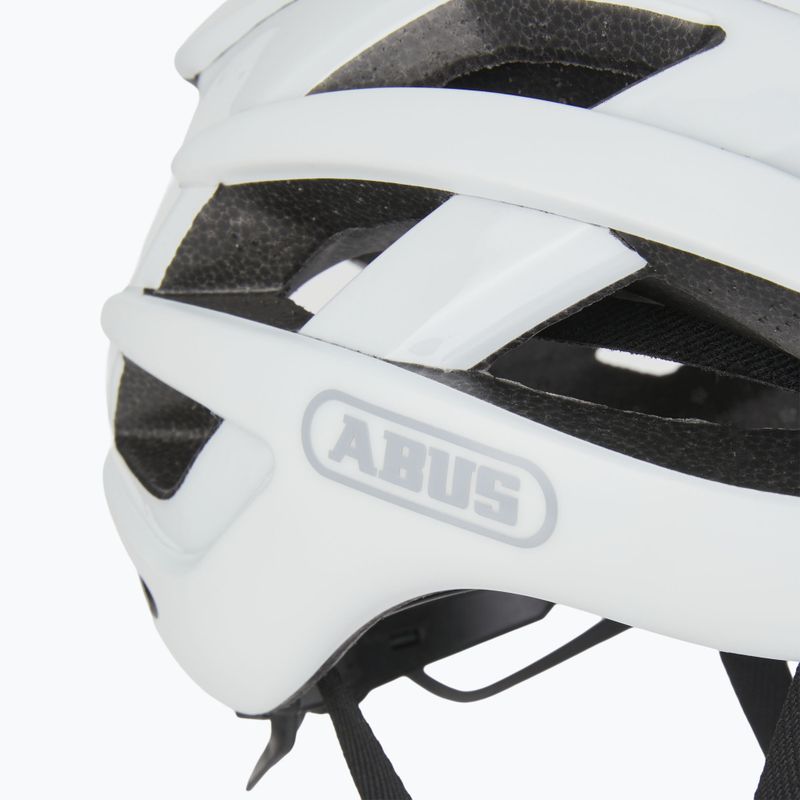 ABUS AirBreaker kerékpáros sisak fleece fehér matt 7
