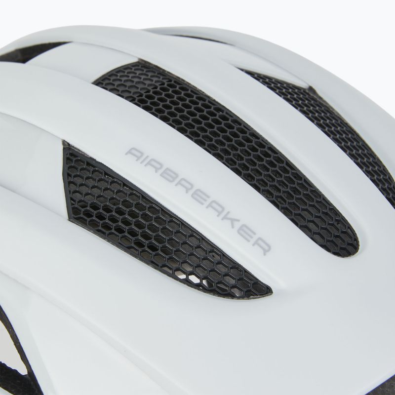 ABUS AirBreaker kerékpáros sisak fleece fehér matt 9