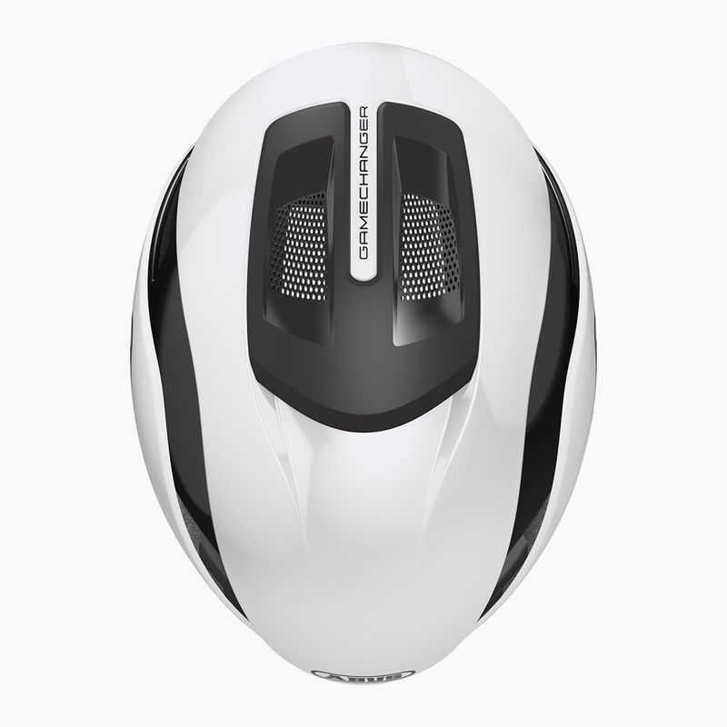 kerékpáros sisak ABUS Gamechanger 2.0 shiny white 5