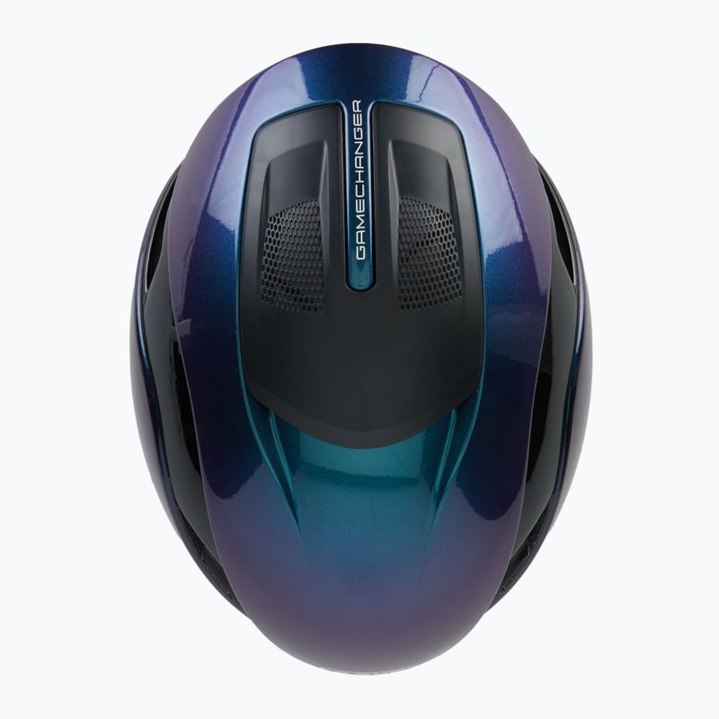 ABUS kerékpáros sisak Gamechanger 2.0 flip flop lila 6