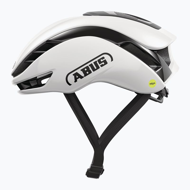 kerékpáros sisak ABUS Gamechanger 2.0 MIPS shiny white 2