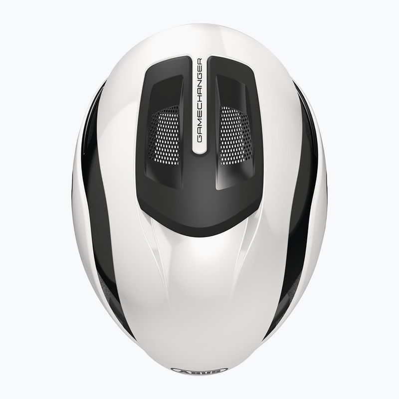 kerékpáros sisak ABUS Gamechanger 2.0 MIPS shiny white 5
