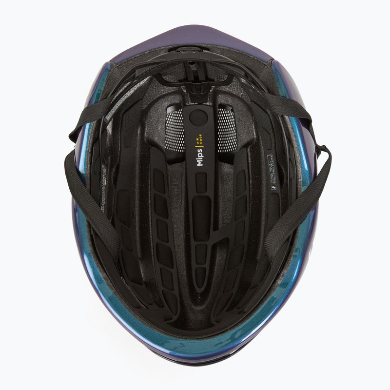 ABUS kerékpáros sisak Gamechanger 2.0 MIPS flip flop lila 5