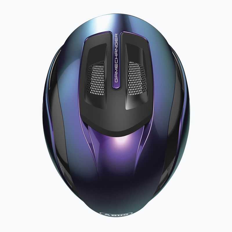 ABUS kerékpáros sisak Gamechanger 2.0 MIPS flip flop lila 5