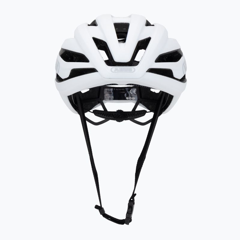 ABUS StormChaser Ace kerékpáros sisak fleece fehér 2