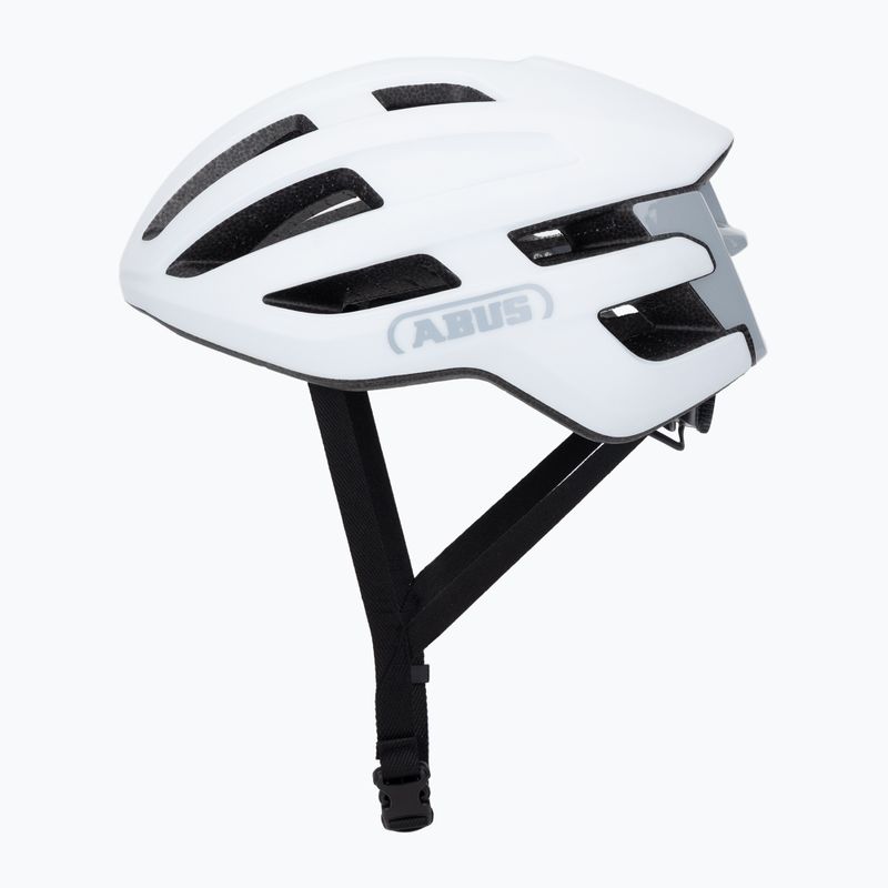 ABUS PowerDome kerékpáros sisak fleece fehér 3