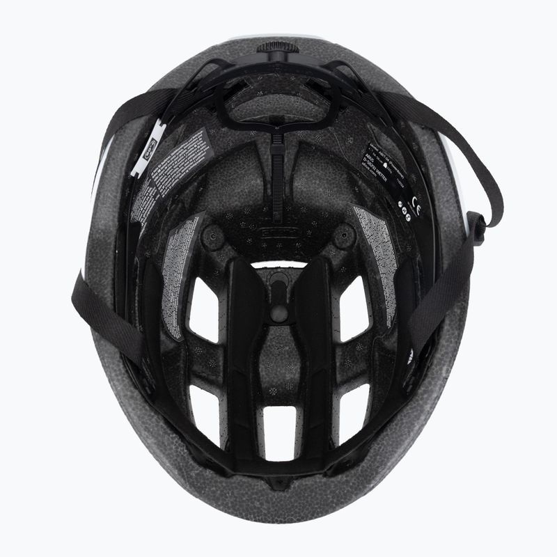 ABUS PowerDome kerékpáros sisak fleece fehér 5