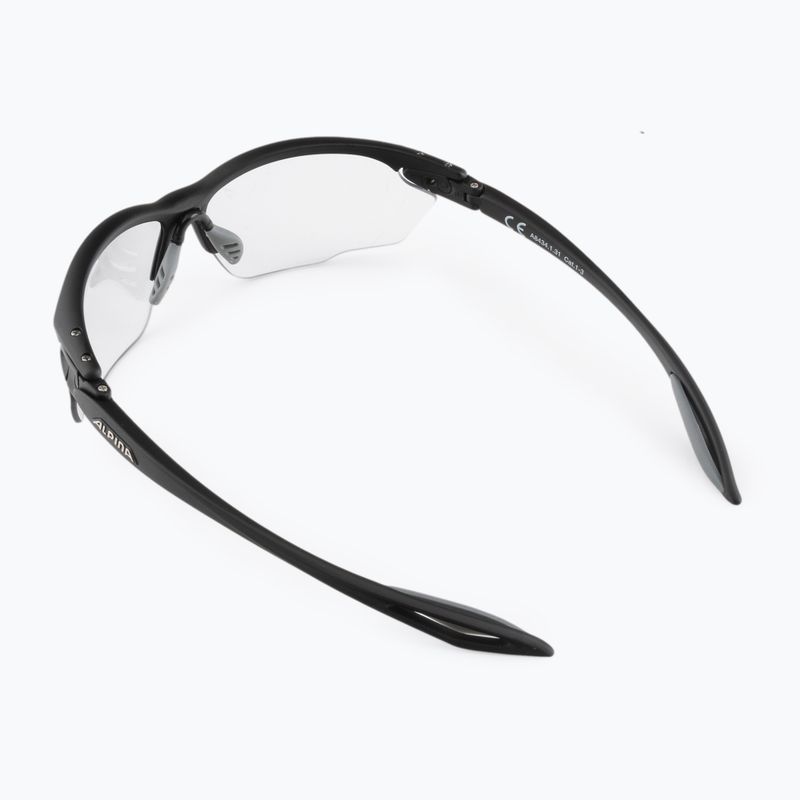 Kerékpáros szemüveg Alpina Twist Four V black matte/black 2