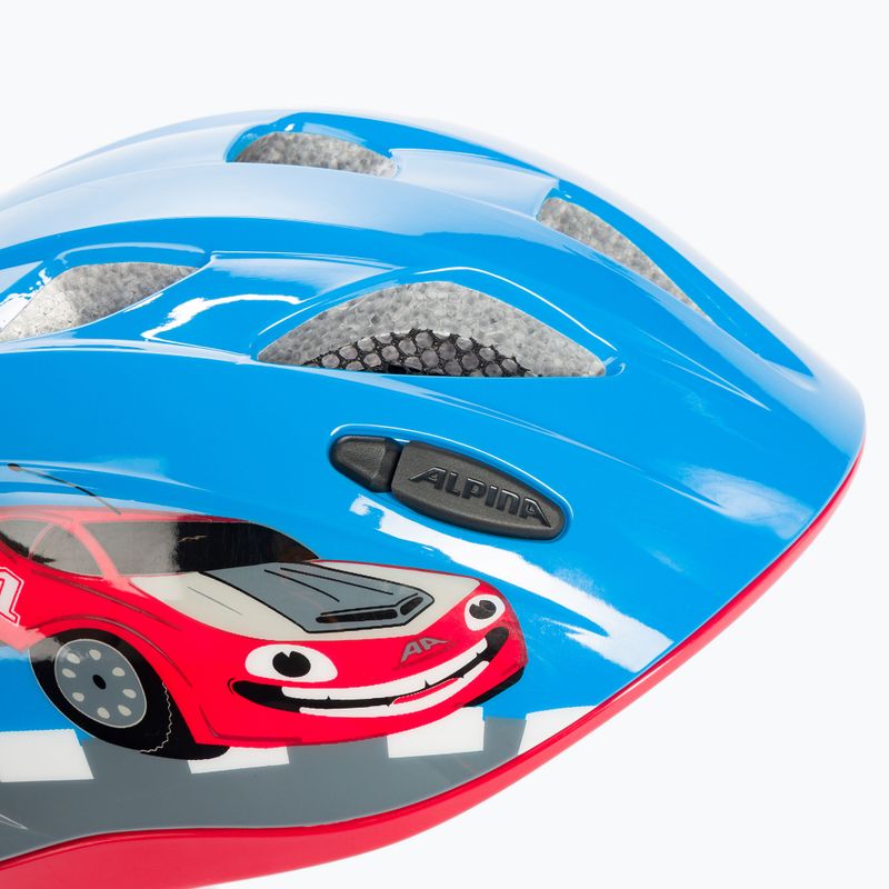 Gyermek kerékpáros sisak Alpina Ximo Flash red car 7