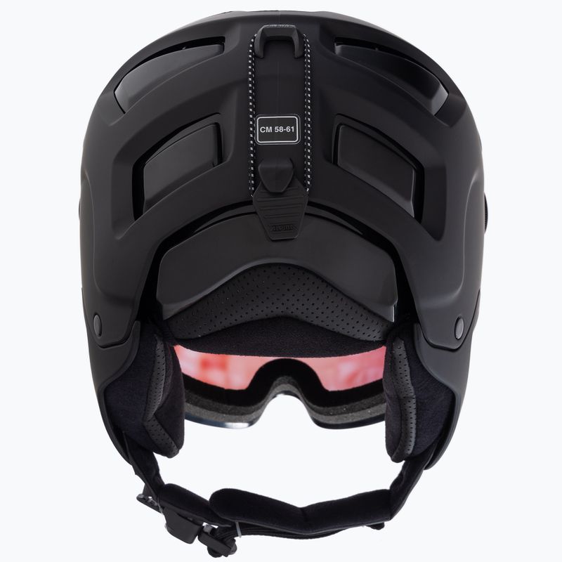 Sí sisak Alpina Attelas Visor QVM black matte 3