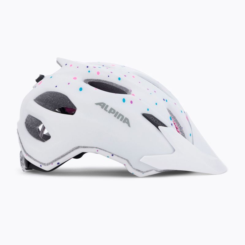 Gyermek kerékpáros sisak Alpina Carapax white 3
