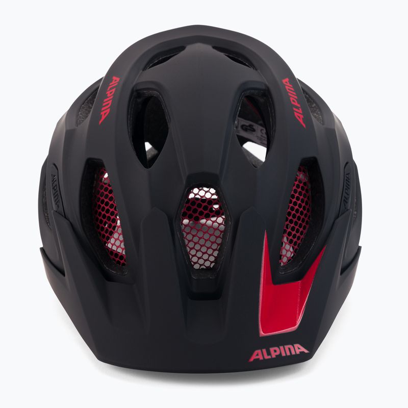 Kerékpáros sisak Alpina Carapax 2.0 black/red matte 2