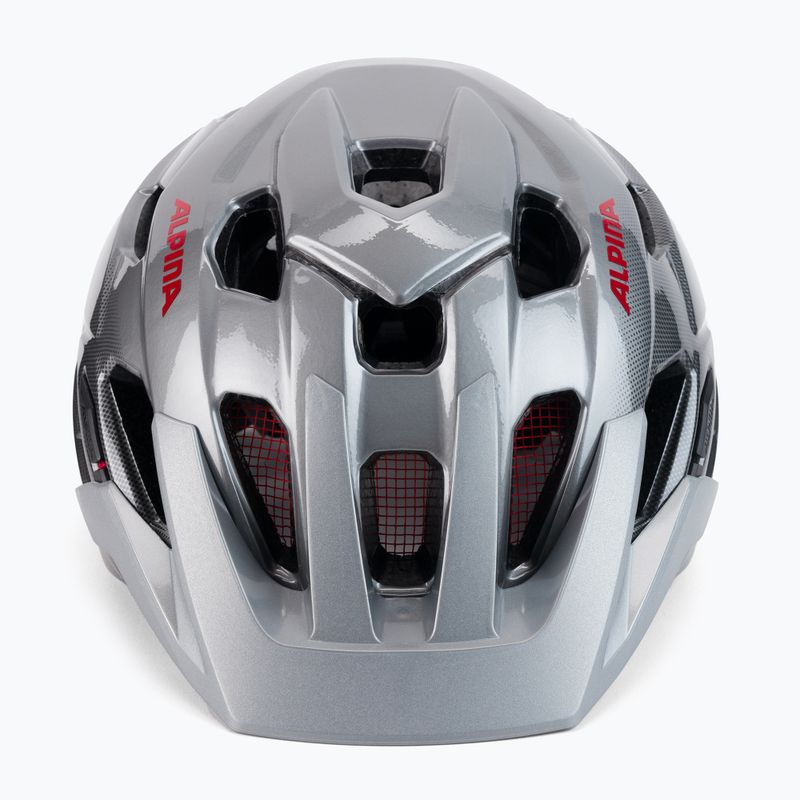 Kerékpáros sisak Alpina Anzana darksilver/black/red gloss 2
