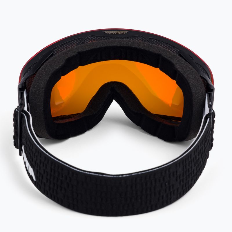 Síszemüveg Alpina Granby Q-Lite black matt/red sph 3