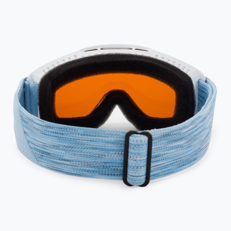 Gyermek síszemüveg Alpina Piney white/skyblue matt/orange 3