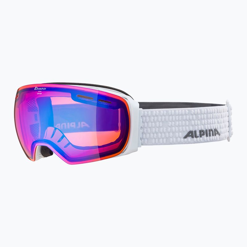 Síszemüveg Alpina Granby Q-Lite white gloss/blue sph 6