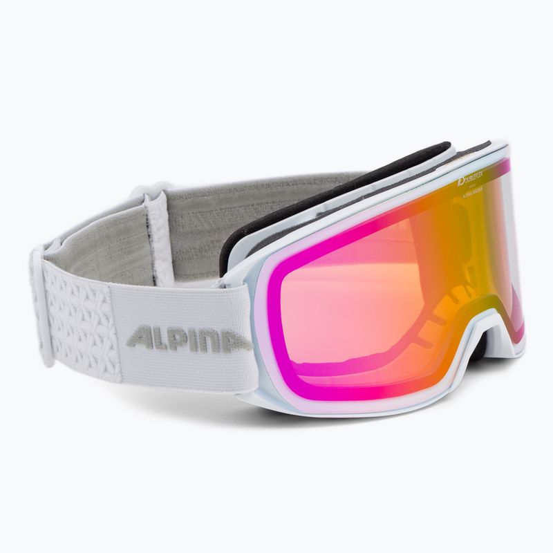 Síszemüveg Alpina Nakiska Q-Lite white matt/pink