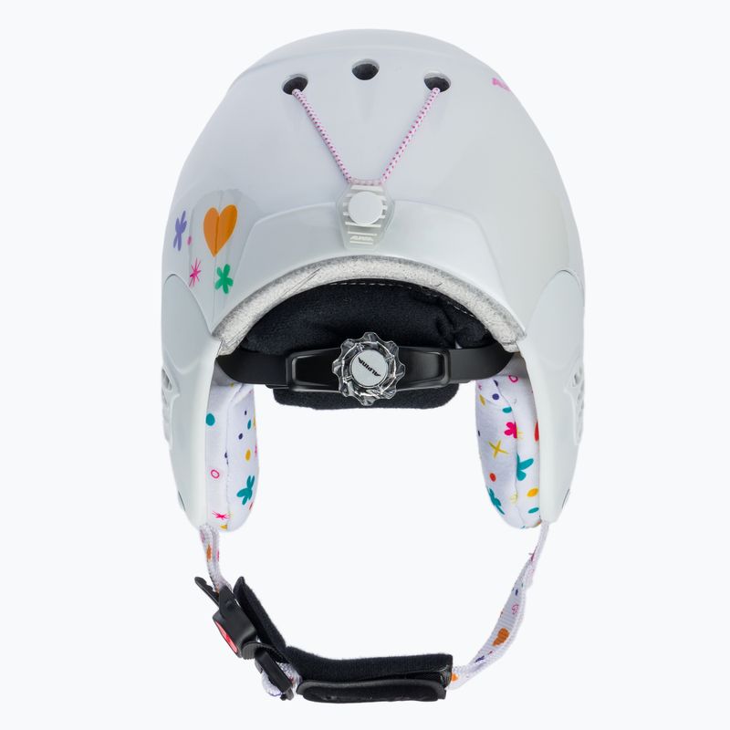 Gyermek síbukósisakok Alpina Carat white/deco 3