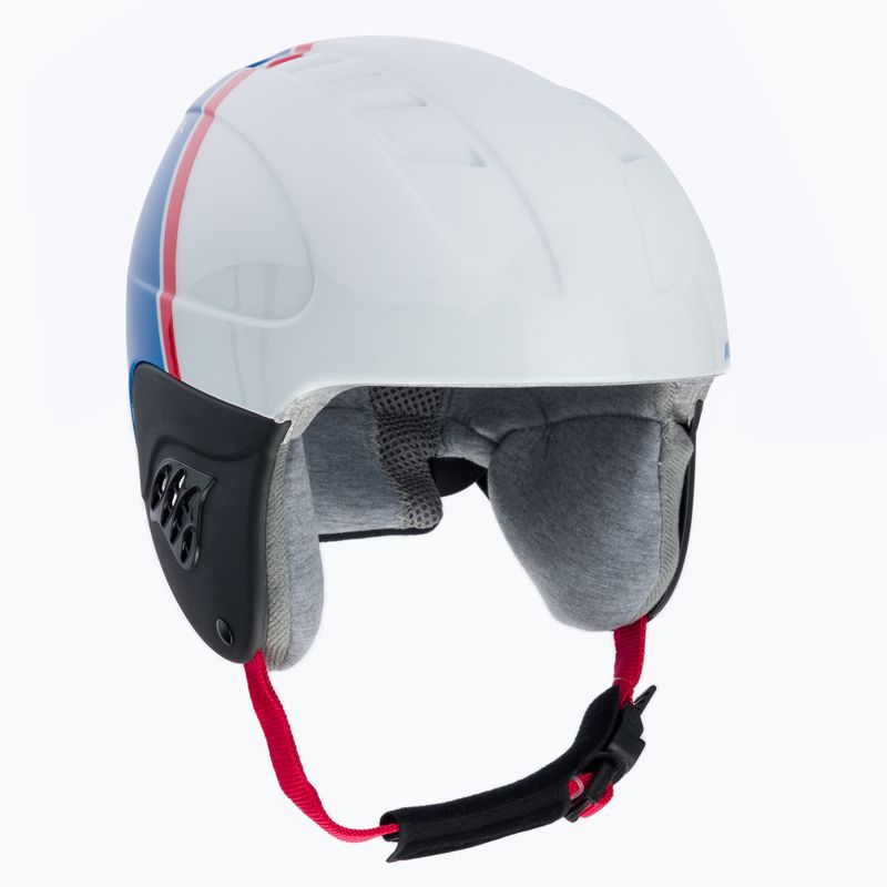 Gyermek síbukósisakok Alpina Carat white/red/blue