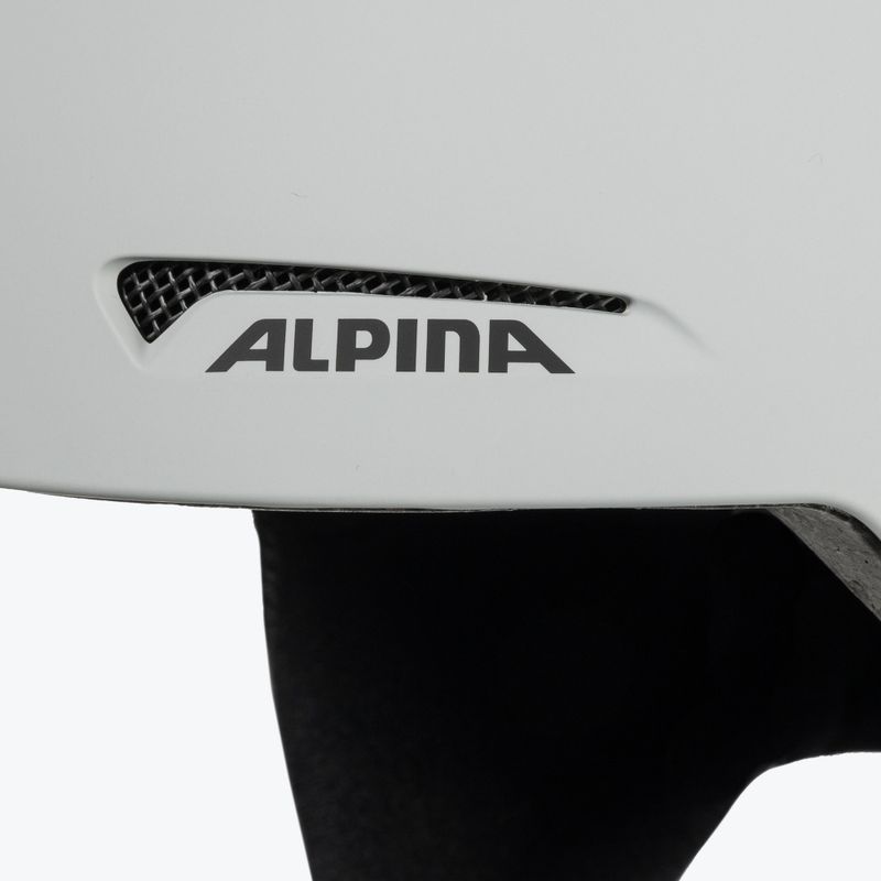 Gyermek síbukósisakok Alpina Zupo grey matt 8