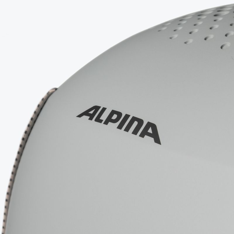 Gyermek síbukósisakok Alpina Zupo grey matt 9