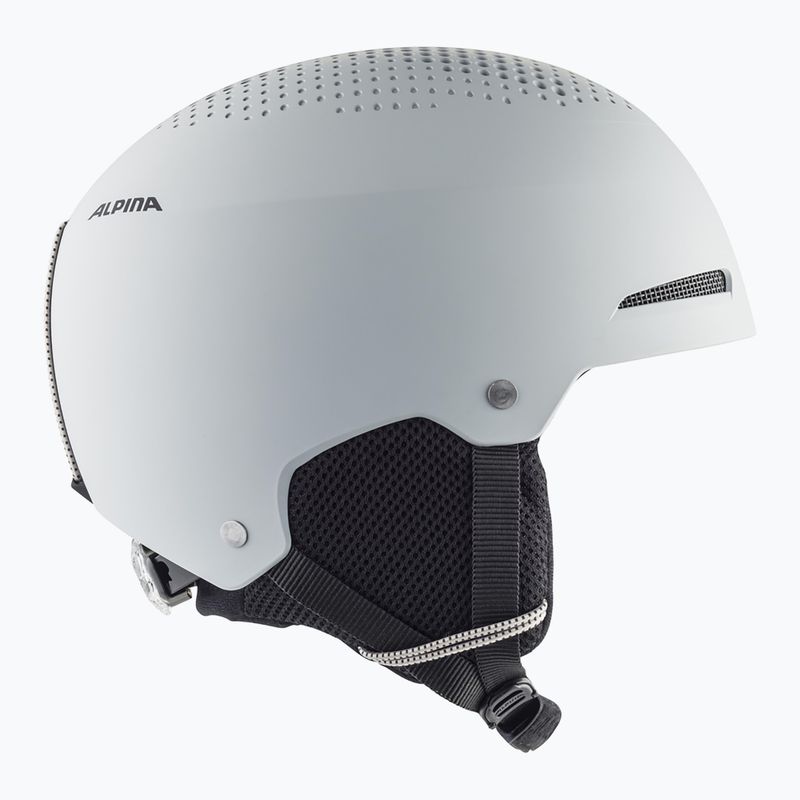 Gyermek síbukósisakok Alpina Zupo grey matt 11