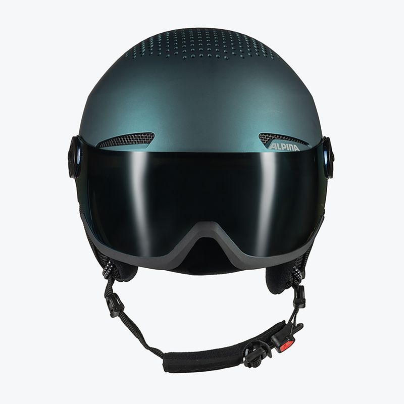 Sí sisak Alpina Arber Visor Q Lite petrol/green matt 4