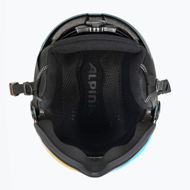 Sí sisak Alpina Arber Visor Q Lite petrol/green matt 5