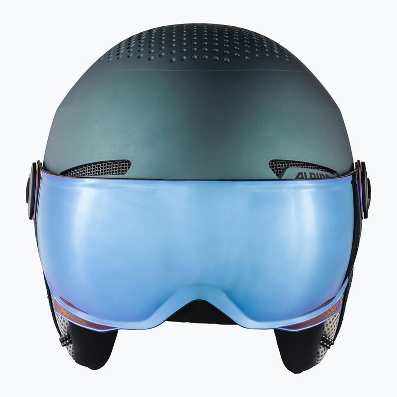 Sí sisak Alpina Arber Visor Q Lite petrol/green matt 11