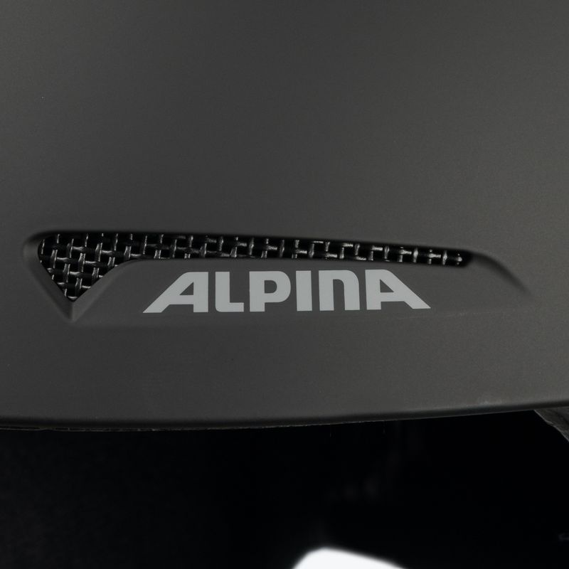 Gyermek síbukósisakok Alpina Zupo black matte 8