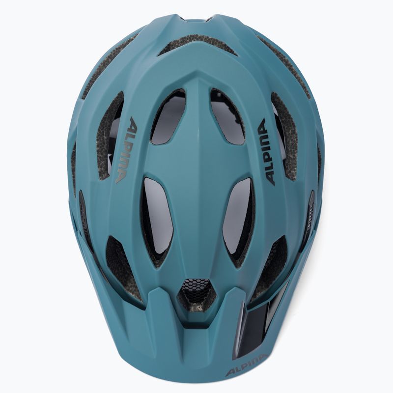 Kerékpáros sisak Alpina Carapax 2.0 dirt blue matt 6