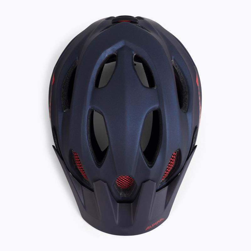 Gyermek kerékpáros sisak Alpina Carapax indigo matte 6