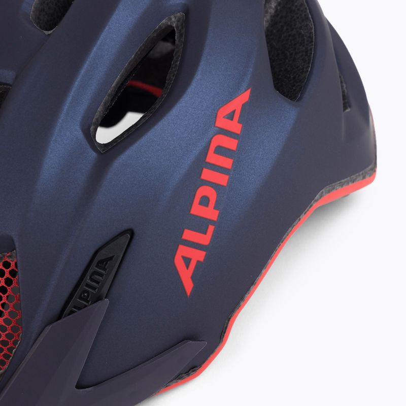 Gyermek kerékpáros sisak Alpina Carapax indigo matte 7