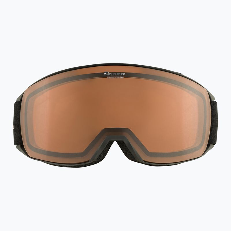 Síszemüveg Alpina Nakiska black/rose matt/orange 7