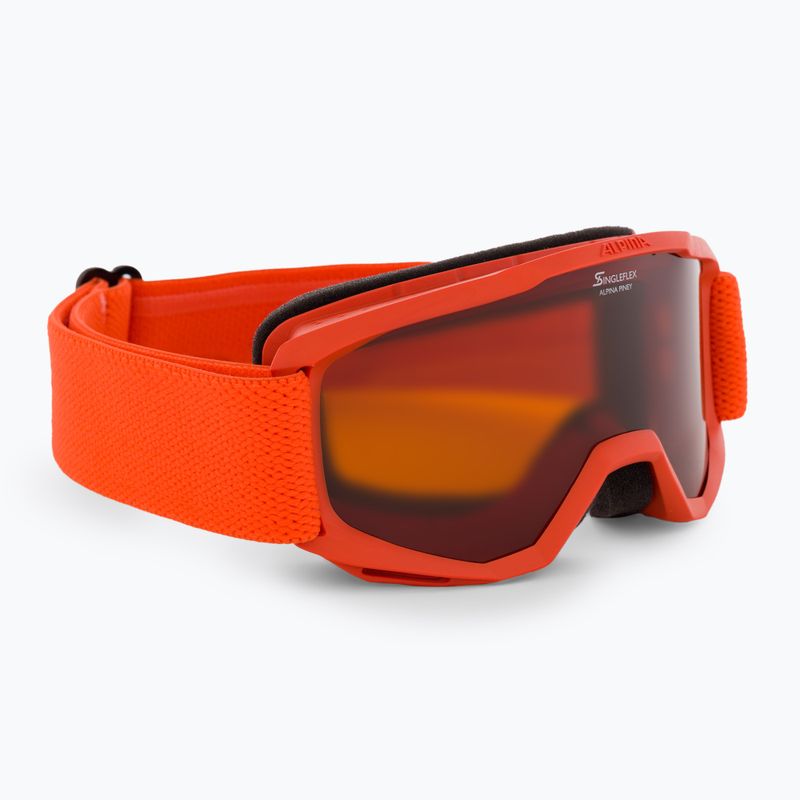 Gyermek síszemüveg Alpina Piney pumpkin matt/orange