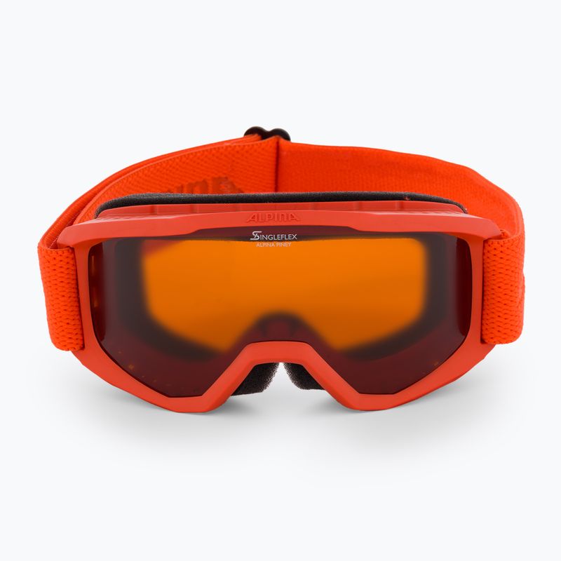 Gyermek síszemüveg Alpina Piney pumpkin matt/orange 2