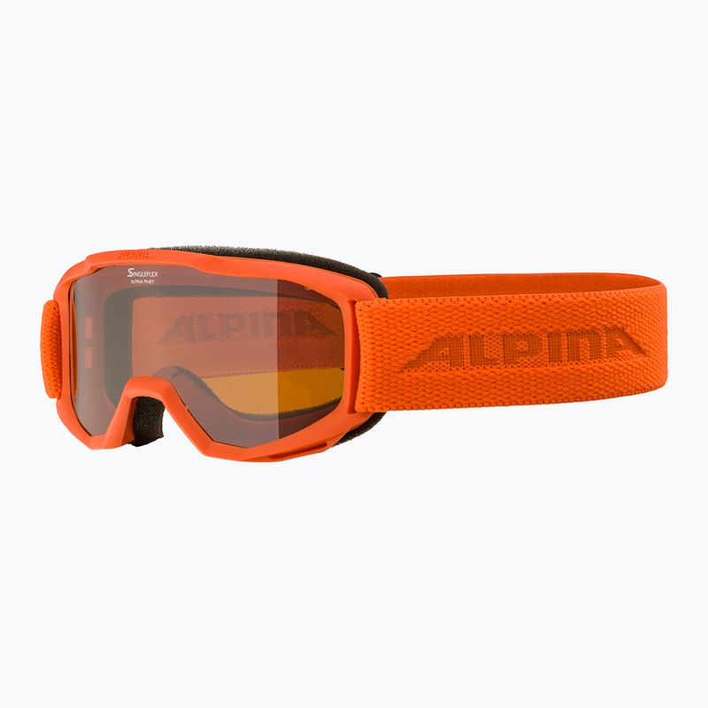Gyermek síszemüveg Alpina Piney pumpkin matt/orange 6