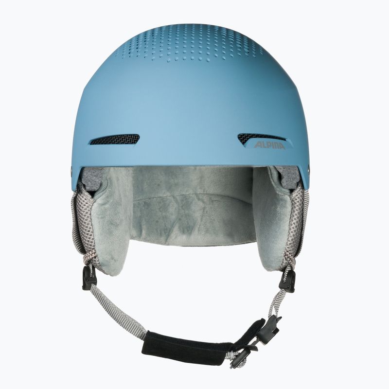 Gyermek síbukósisakok Alpina Zupo skyblue matt 2