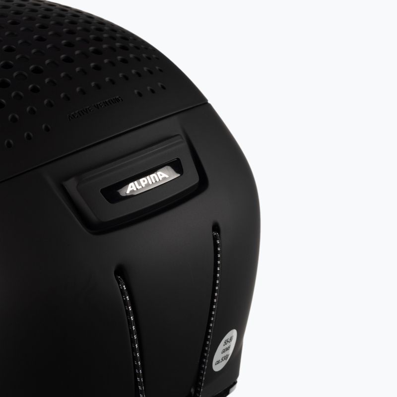 Sí sisak Alpina Gems black matte 7