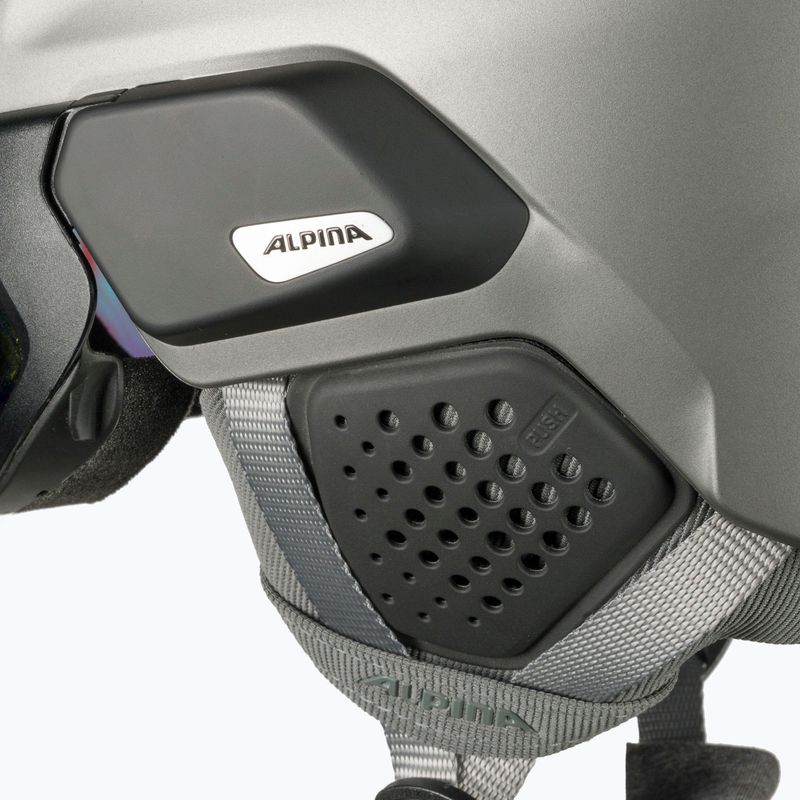 Sí sisak Alpina Alto QV gunmetal matt 7