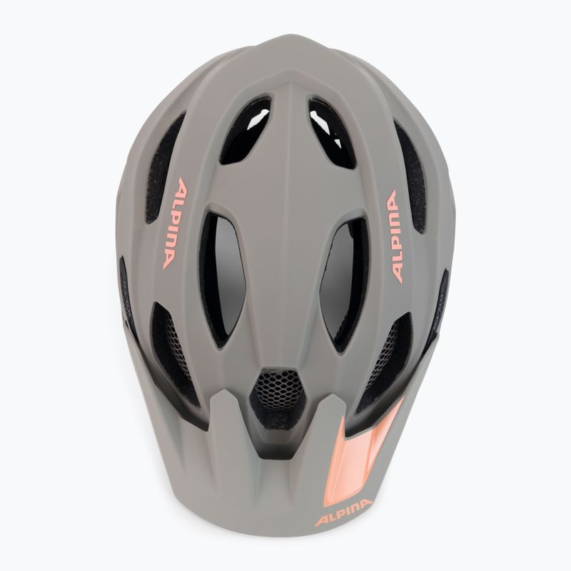 Kerékpáros sisak Alpina Carapax 2.0 moon grey peach matt 6