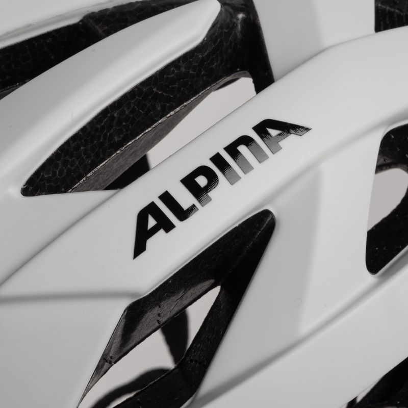 Kerékpáros sisak Alpina Valparola white matte 7